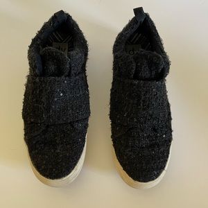 DV Black Sequin slip-ons women size 11